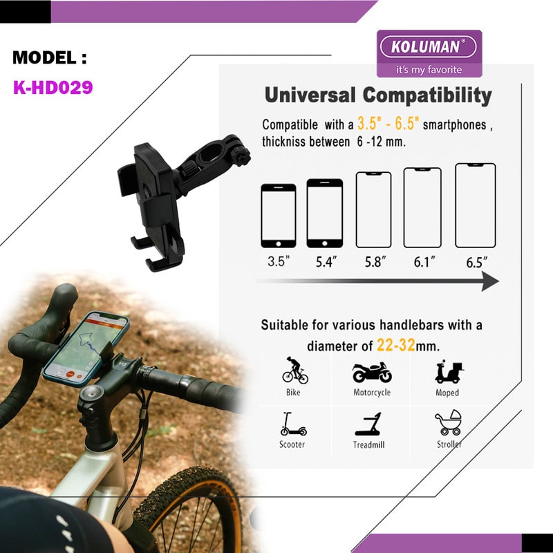 هولدر موبایل کلومن مدل K-HD029