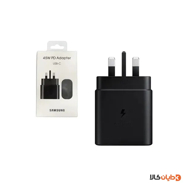 آداپتور 45 وات سامسونگ SAMSUNG اورجینال مدل EP-TA845 سه پین