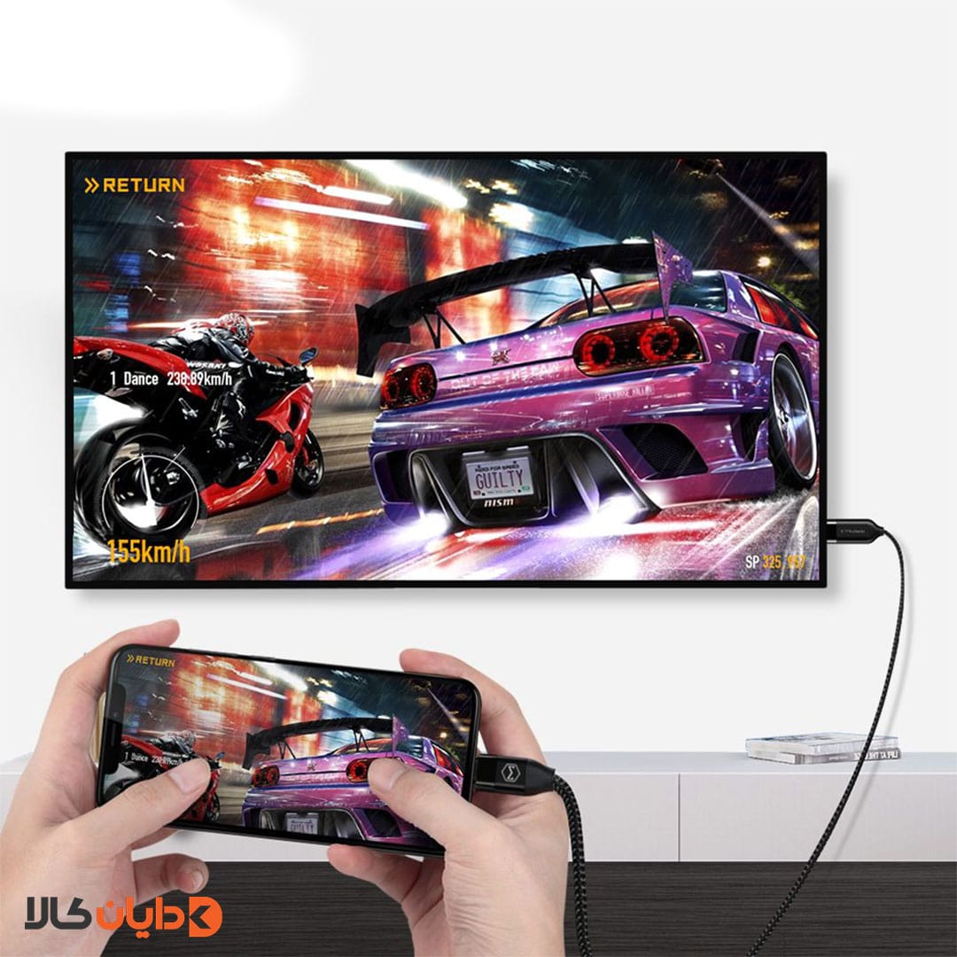 مشاهده کابل تایپ سی به HDMI مک دودو MCDODO مدل CA5880 در دایان کالا