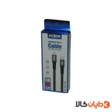 مشاهده کابل پاوربانک تایپ سی به لایتنینگ REXER مدل RX110 از دایان کالا
