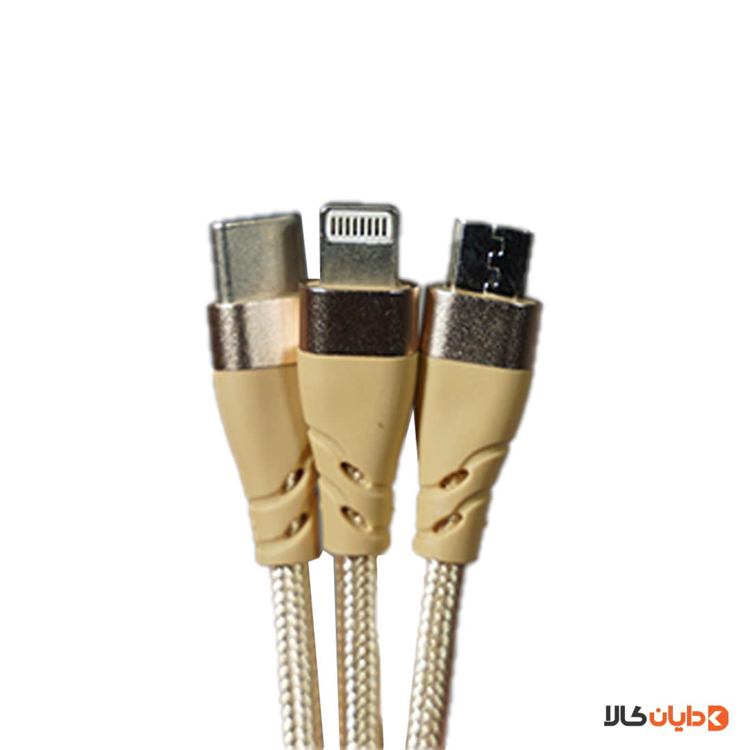خرید و قیمت کابل سه کاره AIERSENN MAX-5A مدل AS118 در دایان کالا