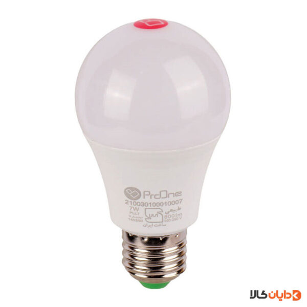 قیمت لامپ نور مهتابی حبابی پرووان PROONE مدل PLL7 از دایان کالا