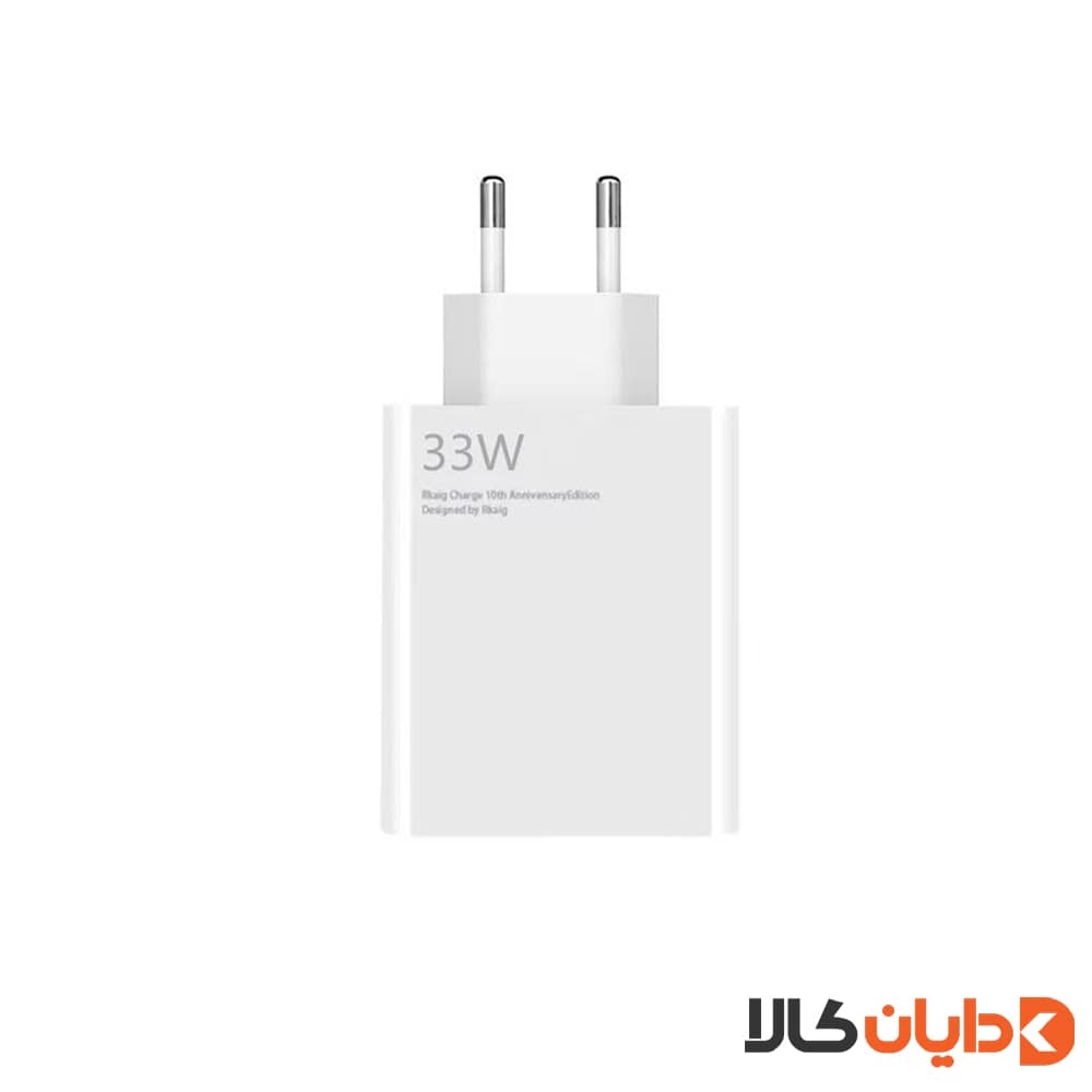 مشاهده شارژر تایپ سی 33 وات شیائومی XIAOMI مدل MDY11EX از دایان کالا
