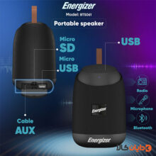 خرید اسپیکر انرجایزر ENERGIZER مدل BTS061 اصل با گارانتی متین از دایان کالا