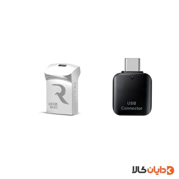 خرید و قیمت فلش 32G و OTG تایپ سی ریوکس REEWOX مدل +M01 از دایان کالا