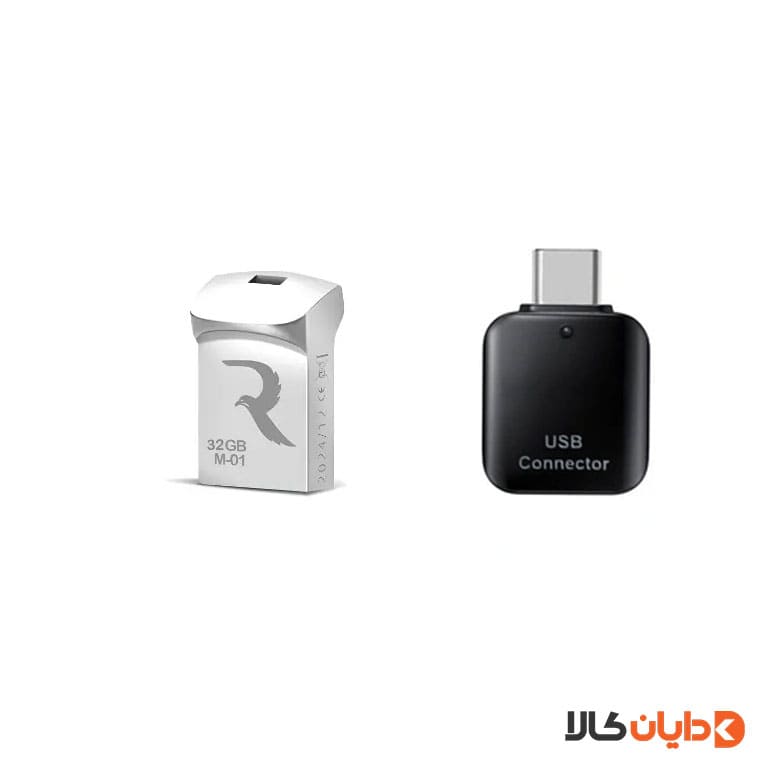 فلش 32G و OTG تایپ سی ریوکس REEWOX مدل +M01