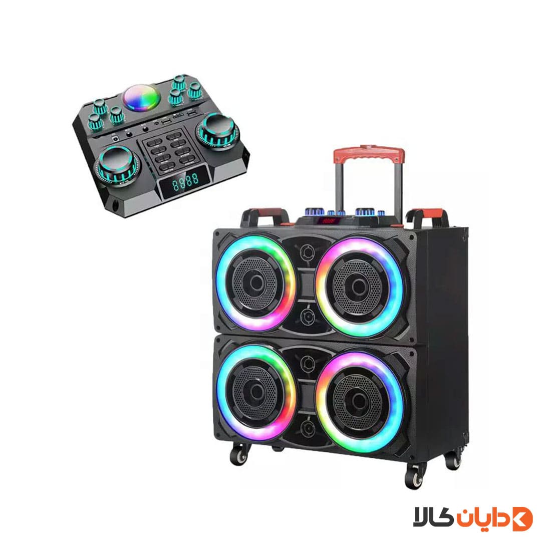 مشاهده اسپیکر بلوتوثی قابل حمل مدل NDR-8888 در دایان کالا