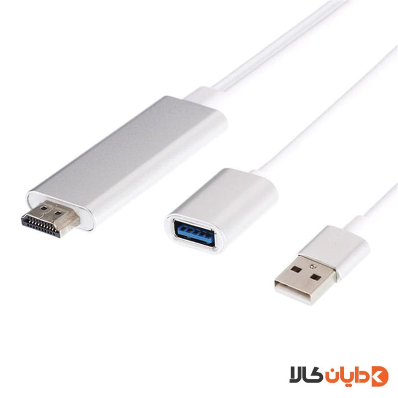 کابل USB به HDMI مدل Phone HDTV Cable