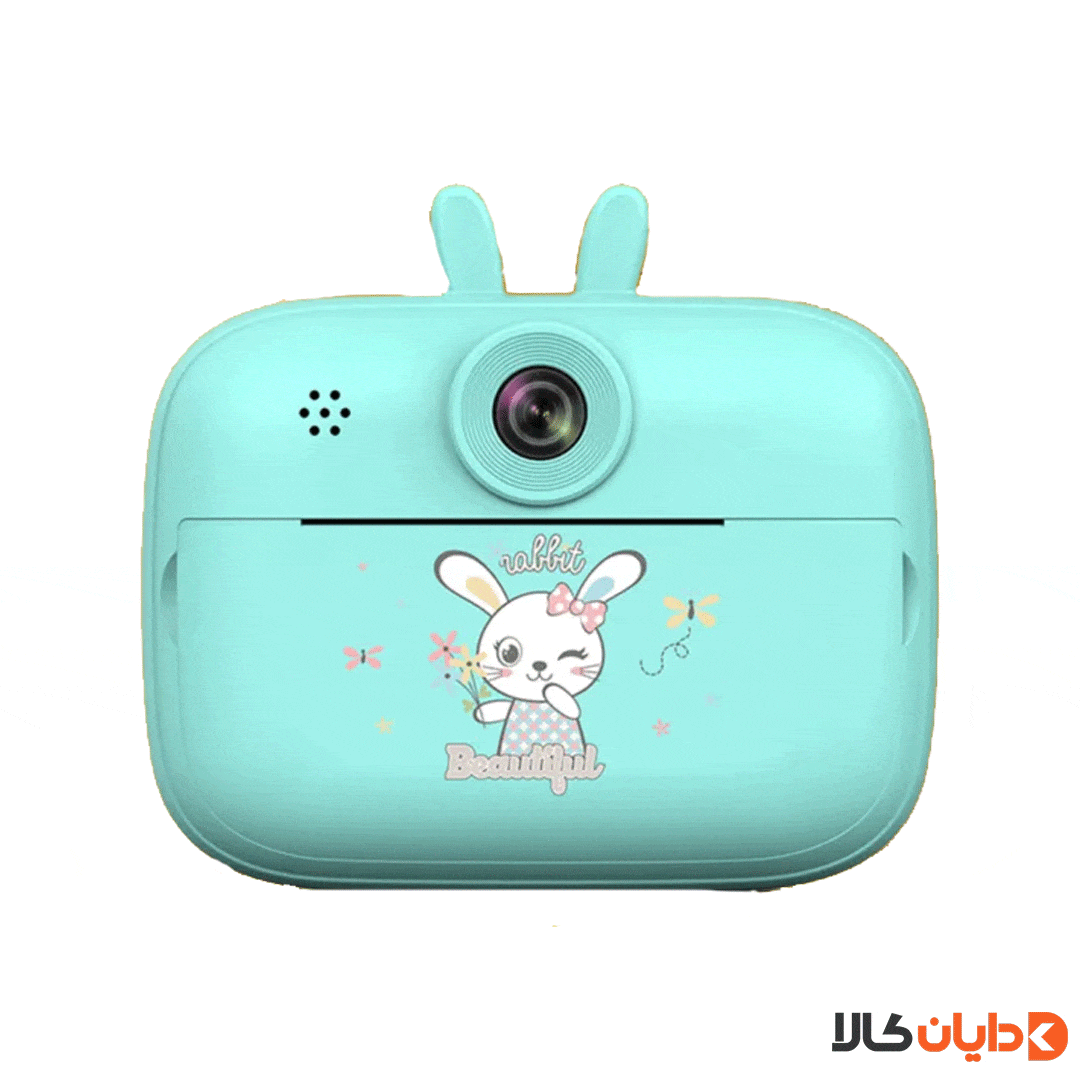 دوربین دیجیتال کودکان طرح خرگوش مدل PRINT CAMERA A22