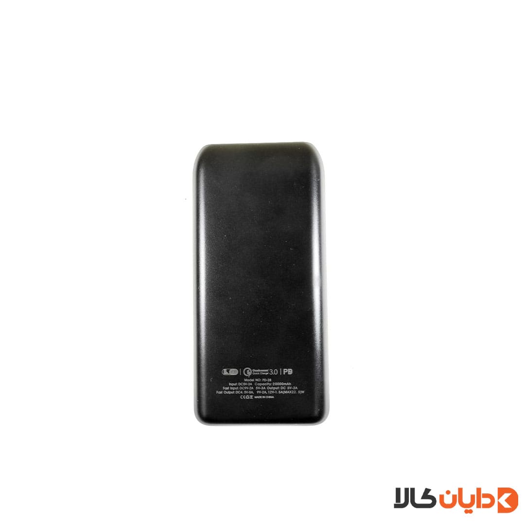 پاوربانک فست شارژ 20000 کی پی جی KPG مدل PD28