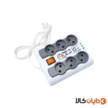 محافظ برق 6 خانه 1.5 متر امگا OMEGA مدل P6000