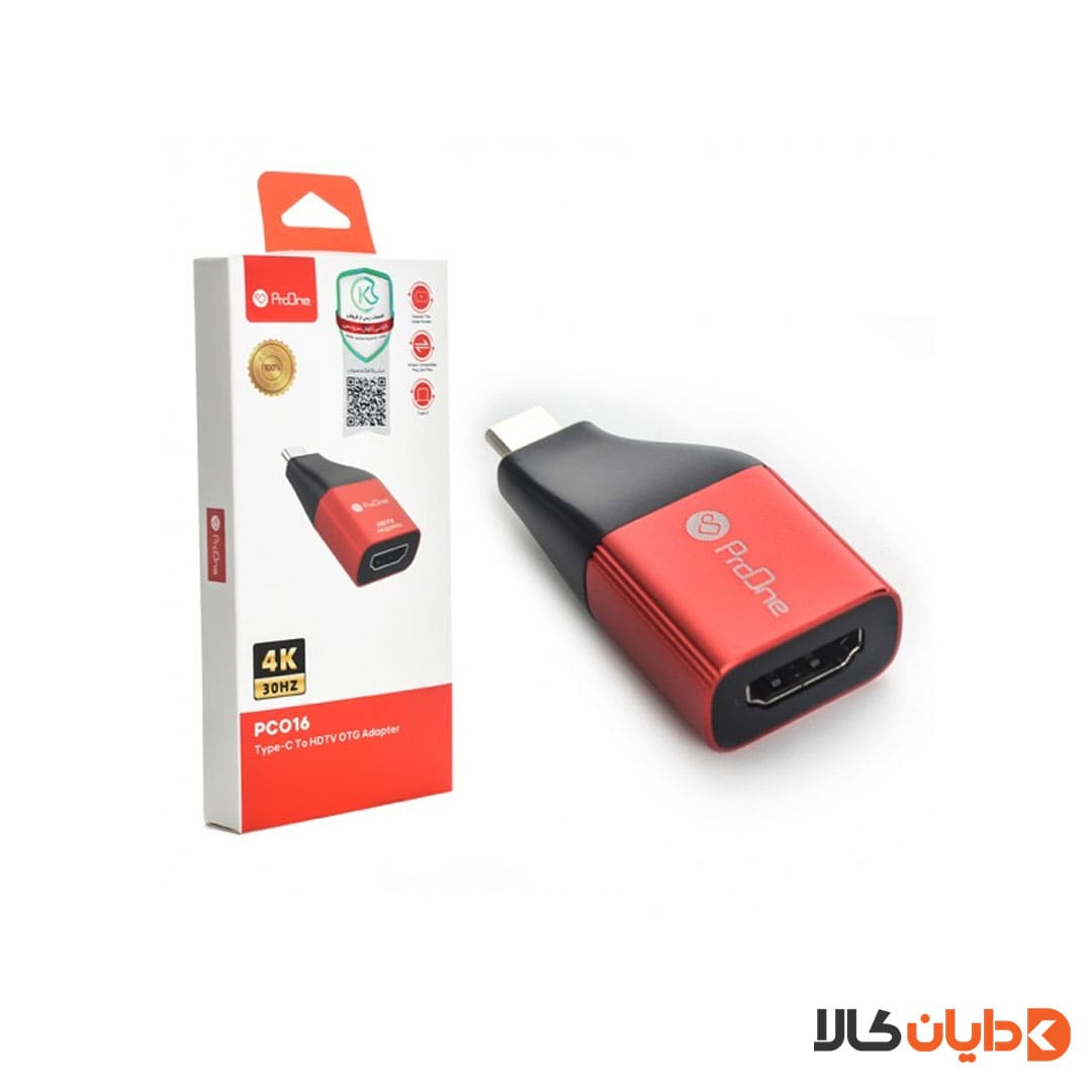 تبدیل HDMI به تایپ سی پرووان PROONE مدل PCO16