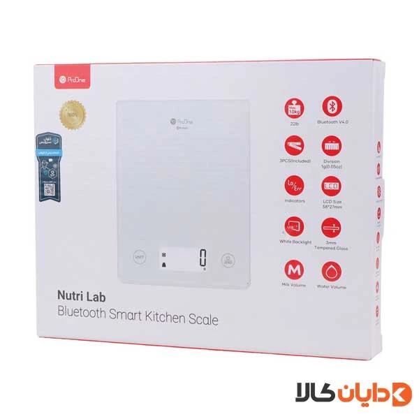 ترازو دیجیتال پرووان PROONE مدل NUTRI LAB