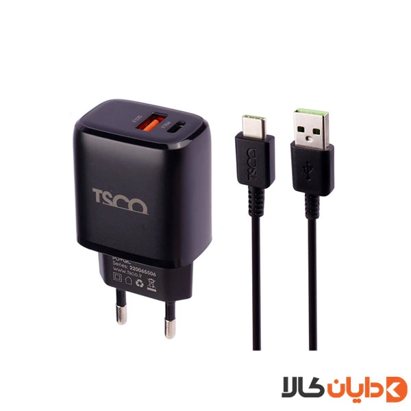 شارژر تایپ سی تسکو TSCO مدل TTC 65