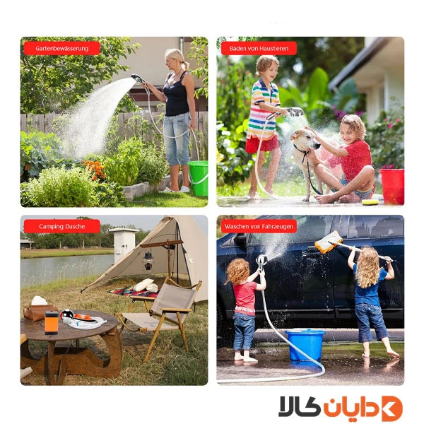 دوش شارژی مسافرتی ELECTRIC OUTDOOR SHOWER