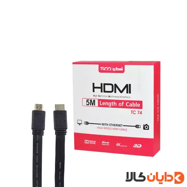 کابل HDMI تسکو TSCO مدل TC-74 طول 5متر