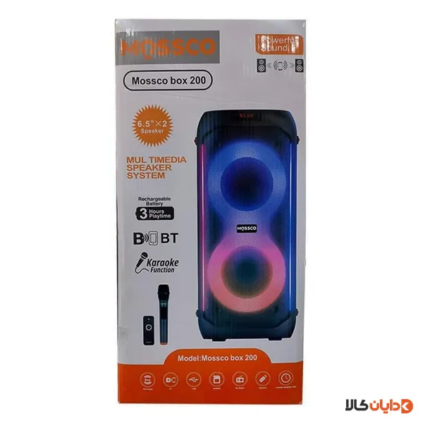 اسپیکر بلوتوثی مسکو MOSSCO مدل BOX200