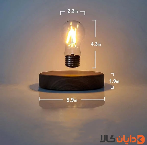 لامپ معلق مغناطیسی HCNT مدل Levitating Light Bulb