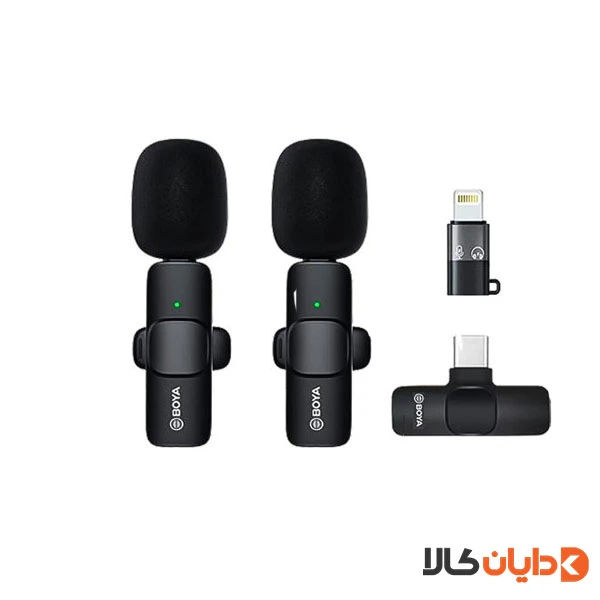 میکروفن تایپ سی به لایتنینگ بویا BOYA مدل BY-MW3 2MIC