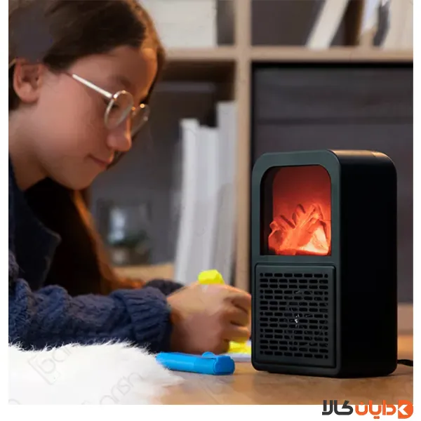 بخاری برقی طرح شومینه مدل 3D flame