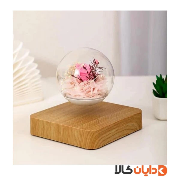 گوی معلق مغناطیسی HCNT مدل Rose Flower