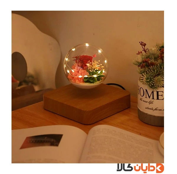 گوی معلق مغناطیسی HCNT مدل Rose Flower