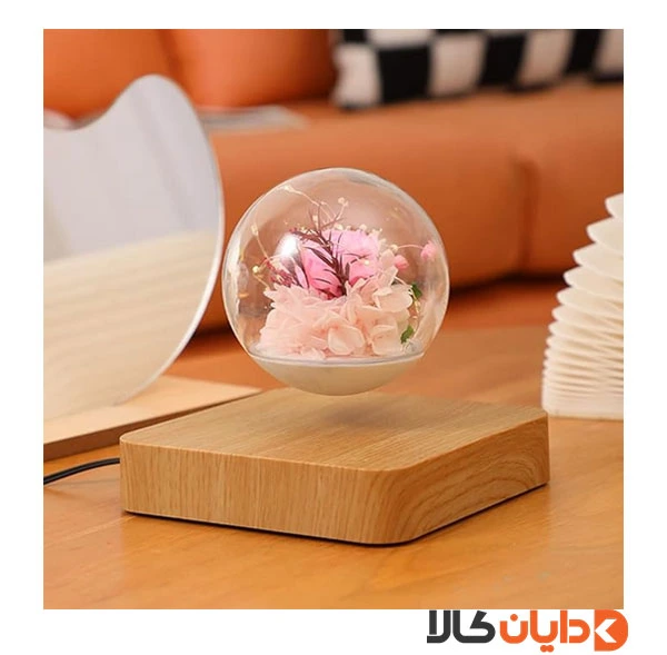 گوی معلق مغناطیسی HCNT مدل Rose Flower