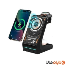 شارژر وایرلس 3 کاره کربی CRBE مدل W102