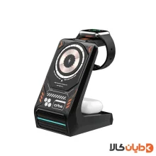 شارژر وایرلس 3 کاره کربی CRBE مدل W102