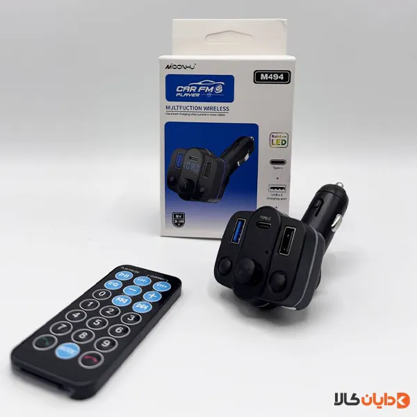 شارژر فندکی و FM PLAYER میسونهو MISONHU مدل M494