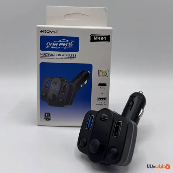 شارژر فندکی و FM PLAYER میسونهو MISONHU مدل M494