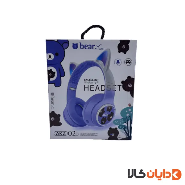 هدست عروسکی طرح خرس مدل AKZ-02D