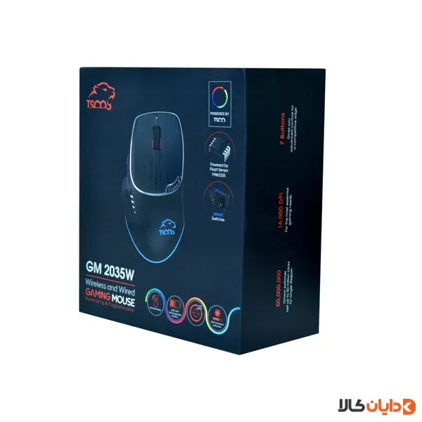 موس گیمینگ تسکو tsco مدل GM 2035W