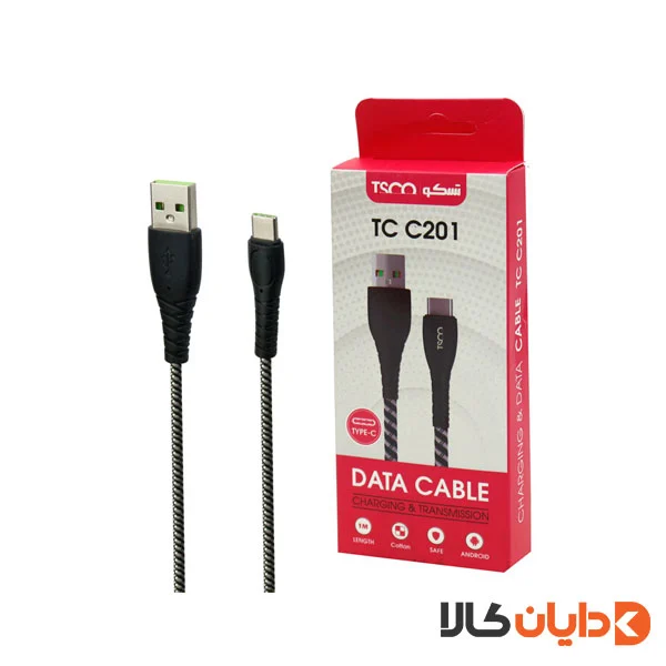کابل شارژ تایپ سی تسکو TSCO مدل TCC201