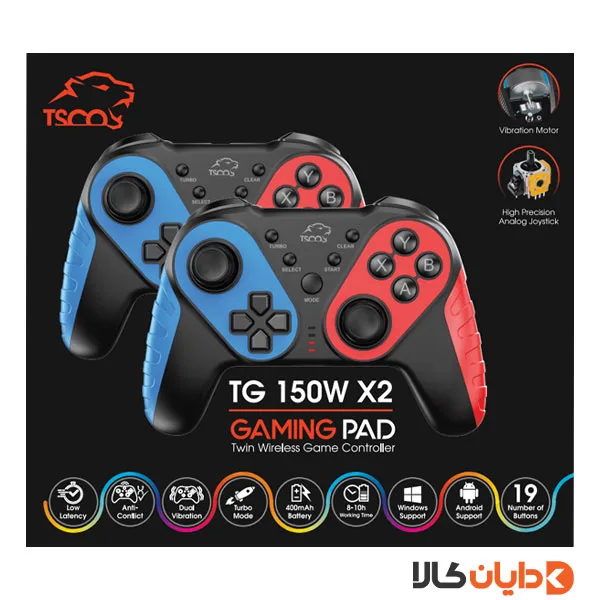 دسته بازی تسکو TSCO مدل TG 150W X2
