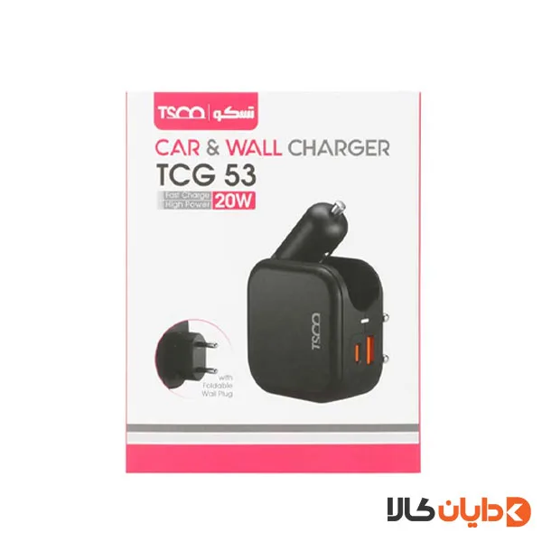 شارژر فندکی تسکو TSCO مدل TCG53