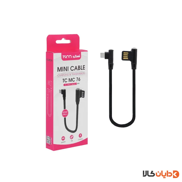 مینی کابل تایپ سی تسکو TSCO مدل TC-MC76