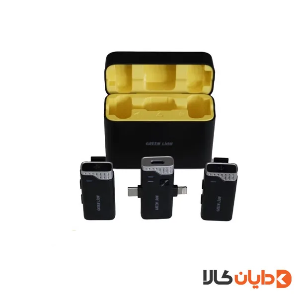 میکروفن بی سیم 3 در 1 گرین لاین GREENLION مدل GN3IN1MIC360D