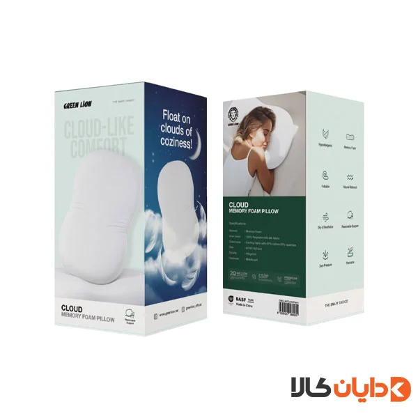 بالش طبی گرین لاین GREENLION مدل Cloud Memory Foam