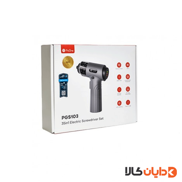 ست پیچ گوشتی شارژی پرووان PROONE مدل PGS103