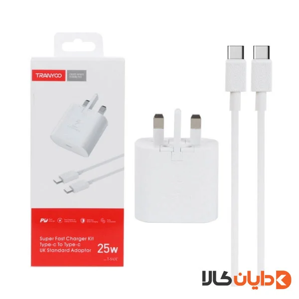 شارژر سوپرفست شارژ 25W ترانیو TRANYOO مدلSA3C