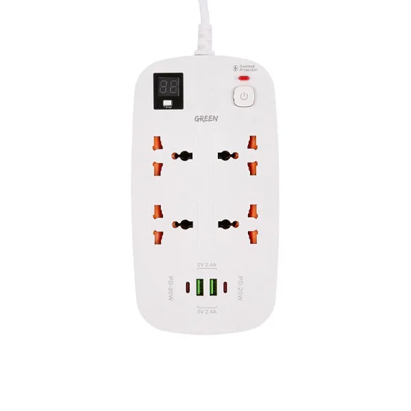 چندراهی برق گرین لاین GREENLION مدل POWER SOCKET 3500W