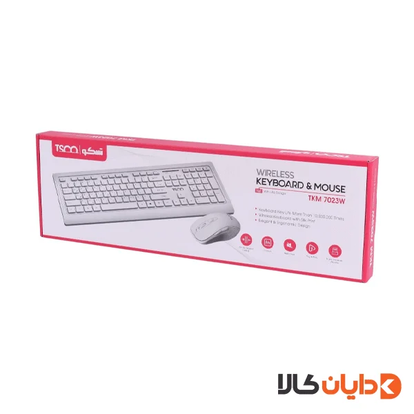 کیبورد و موس تسکو TSCO مدل TK7023W