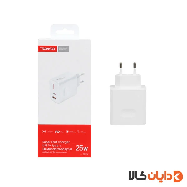 آداپتور 25W ترانیو TRANYOO مدل EU6