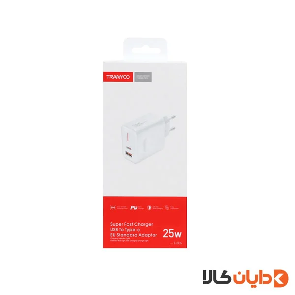 آداپتور 25W ترانیو TRANYOO مدل EU6