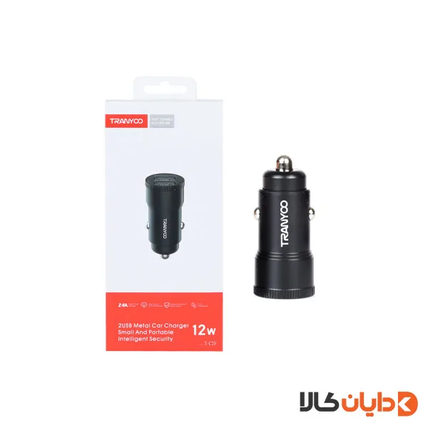 شارژر فندکی 12W ترانیو TRANYOO مدل C20