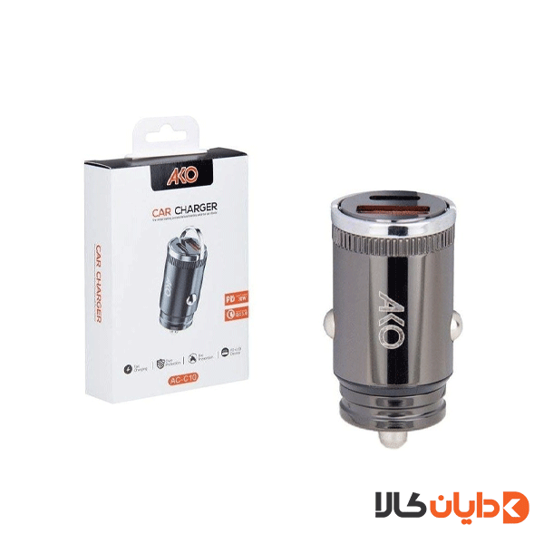 شارژر فندکی 30W آکو AKO مدل AC10