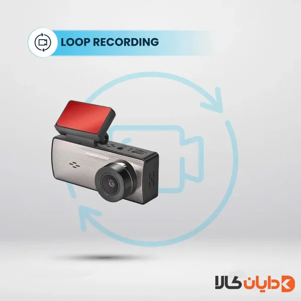 دوربین ثبت وقایع خودرو پاورولوژی POWEROLOGY مدل PDCAM2K1