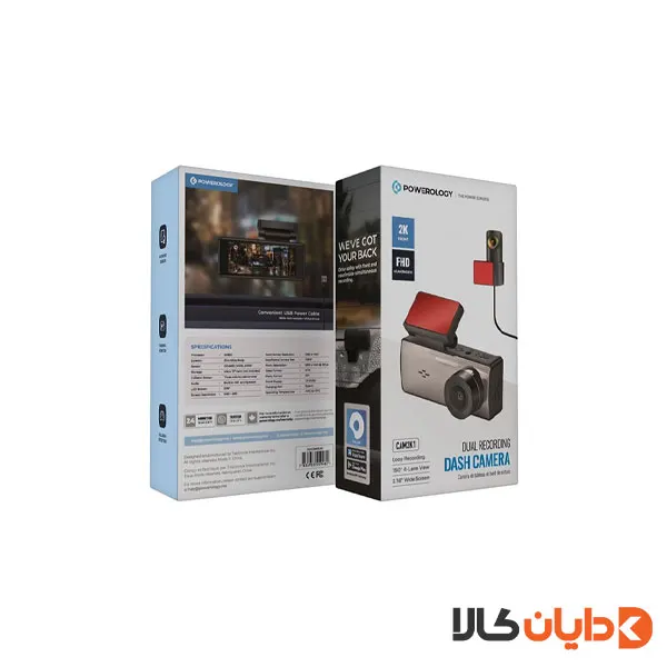 دوربین ثبت وقایع خودرو پاورولوژی POWEROLOGY مدل PDCAM2K1