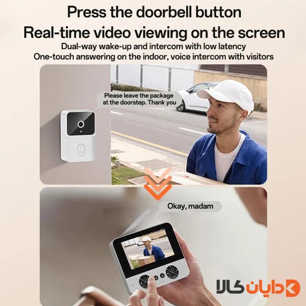 زنگ تصویری هوشمند یسیدو YESIDO مدل KM27